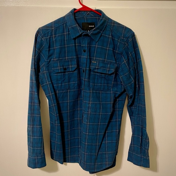 Hurley Other - Hurley Blue Flannel Shirt
